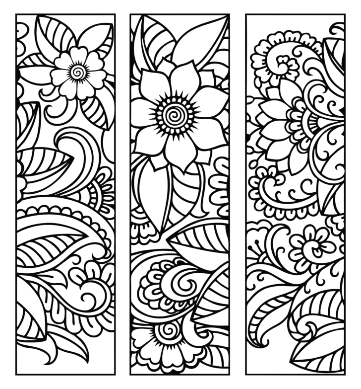 Bookmarks Printable Coloring
