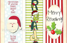 5 Images Of Free Printable Christmas Bookmarks To Color Christmas