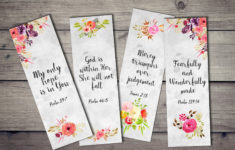 Best Free Printable Bible Bookmarks Templates Stone Website