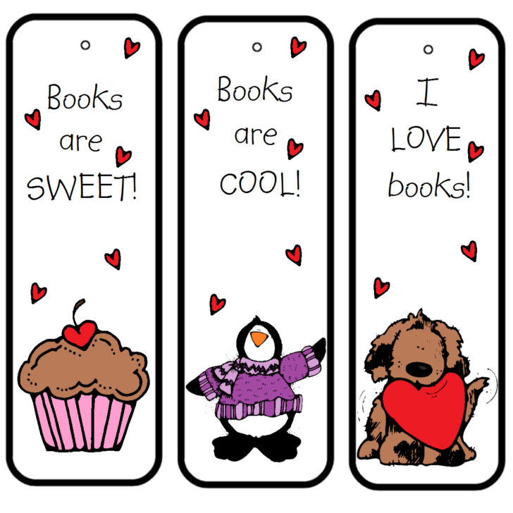 Bookmarks Printable Clip Art