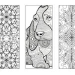 Bookmarks Coloring Page Adults Printable Bookmarks Hand Made Etsy