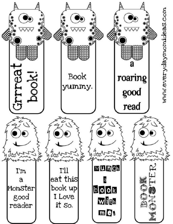 Printable Bookmarks For Teens