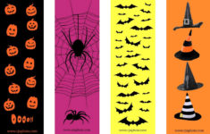CJO Photo Printable Bookmarks Halloween Set 2