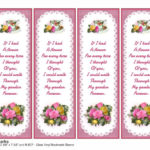 Country Roses Bookmarks To Print Country Roses Beautiful Flowers