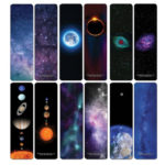 Creanoso Galaxy Bookmarks Series 3 Colorful Unique Outer Space