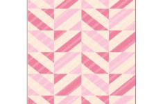 Customize Your Free Printable Pink Striped Bookmark