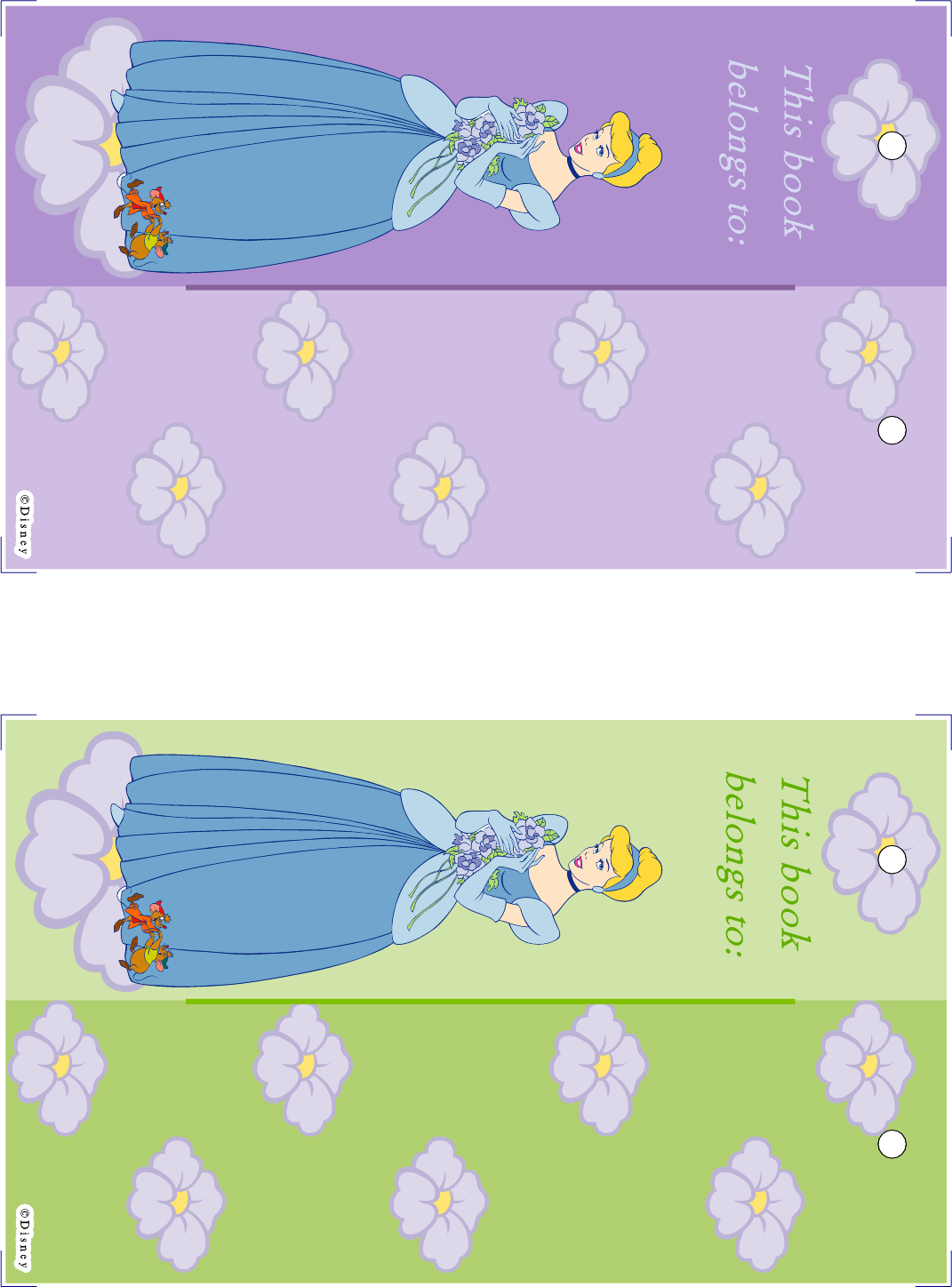 Disney s Princess Cinderella Character Bookmarks Bookmarks Kids 