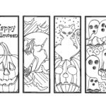 DIY Halloween Bookmarks Set Of 4 Holiday Crafts Color Your Own Instant