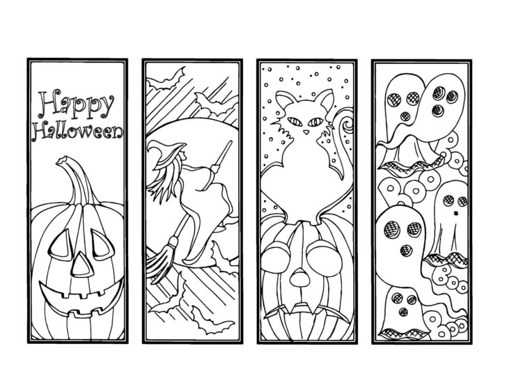 Printable Bookmarks Halloween