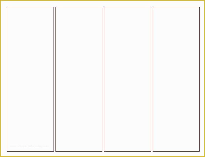Free Bookmark Templates Of Blank Bookmark Template For Word 