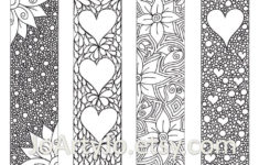 Free Coloring Pages For Adults Bookmarks Coloring Home
