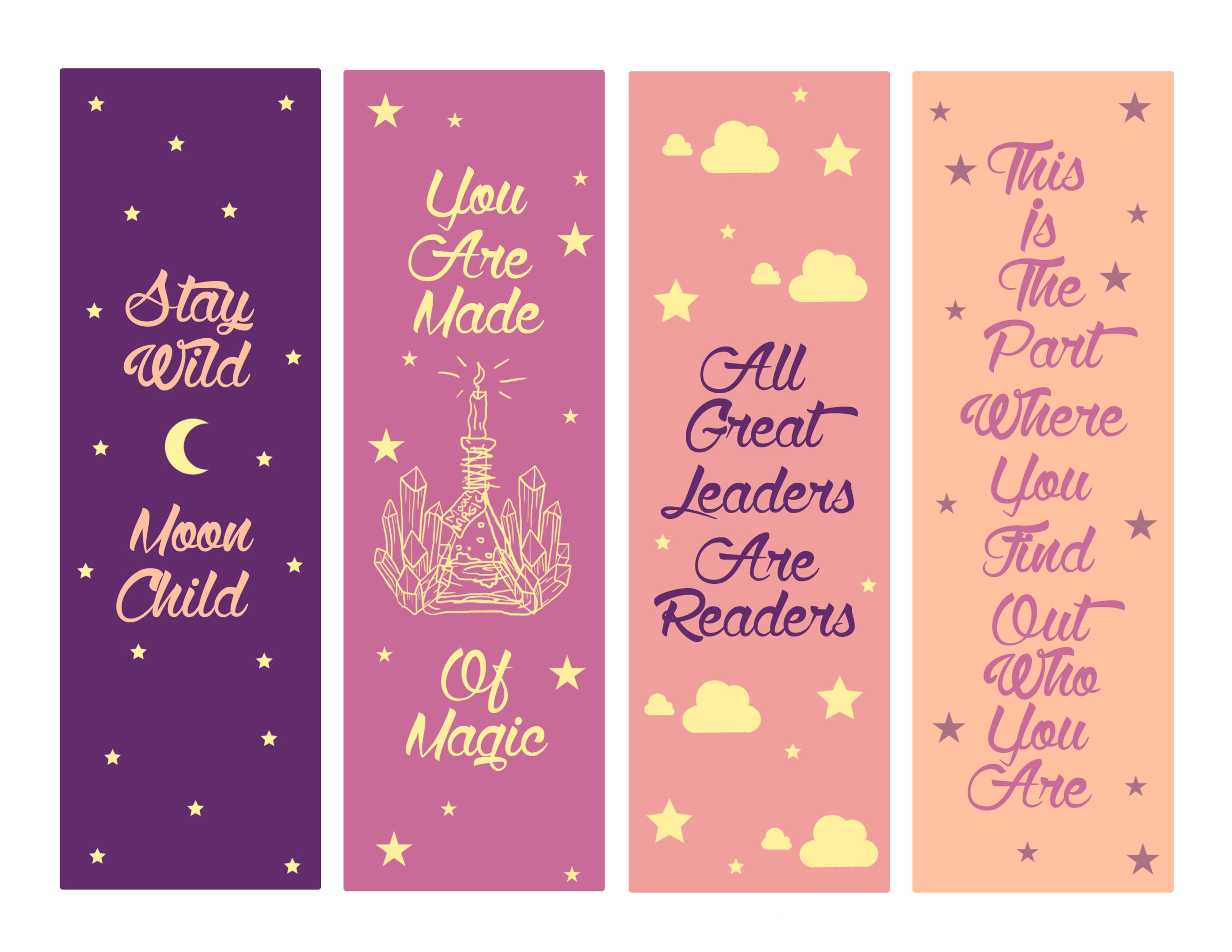 Free Printable Bookmarks Creative Bookmarks Bookmark Printing