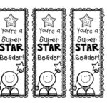 Free Printable Reading Bookmarks Black And White Activity Shelter