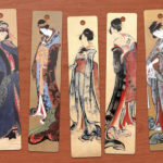 Hokusai Japanese Ladies DIGITAL Printable Bookmarks Set Of 10