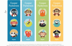 I Love Kawaii Boys Bookmarks Printable