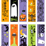 If You Want 2 Be Happy Halloween Bookmarks