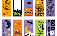 If You Want 2 Be Happy Halloween Bookmarks