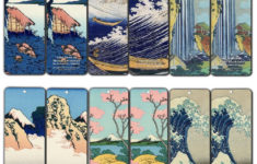 Katsushika Hokusai Japan Art Bookmarks Classical Japanese Art Drawing