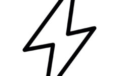 Lightning Bolt Outline Icons Free Download