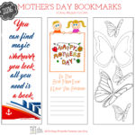 Mother S Day Bookmarks Freebie Print Personalize Color Stage