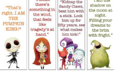 Nightmare Before Christmas Bookmarks Se alador Para Libros