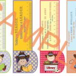 Printable Bookmarks Country Girl Boy 3In1 Bookmark Ruler
