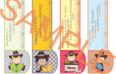 Printable Bookmarks Country Girl boy 3In1 Bookmark Ruler