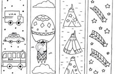 Printable Coloring Reading Bookmarks Activity Shelter