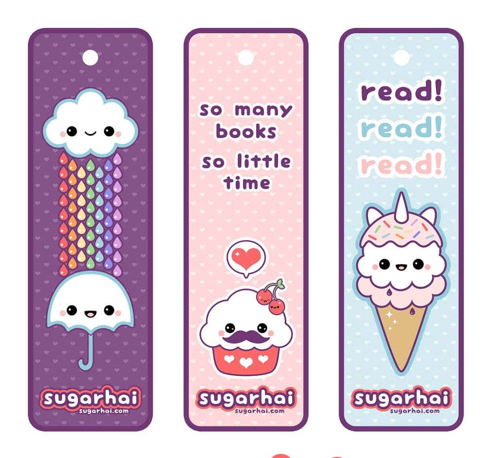 Printable Cute Bookmarks For Kids 101 Activity