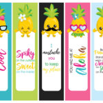 Printable Cute Bookmarks For Kids 101 Activity