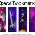 Printable Space Bookmarks