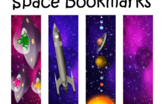 Printable Space Bookmarks