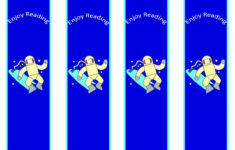 Space Bookmarks Birthday Printable