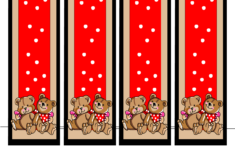 Teddy Bear Bookmarks To Print