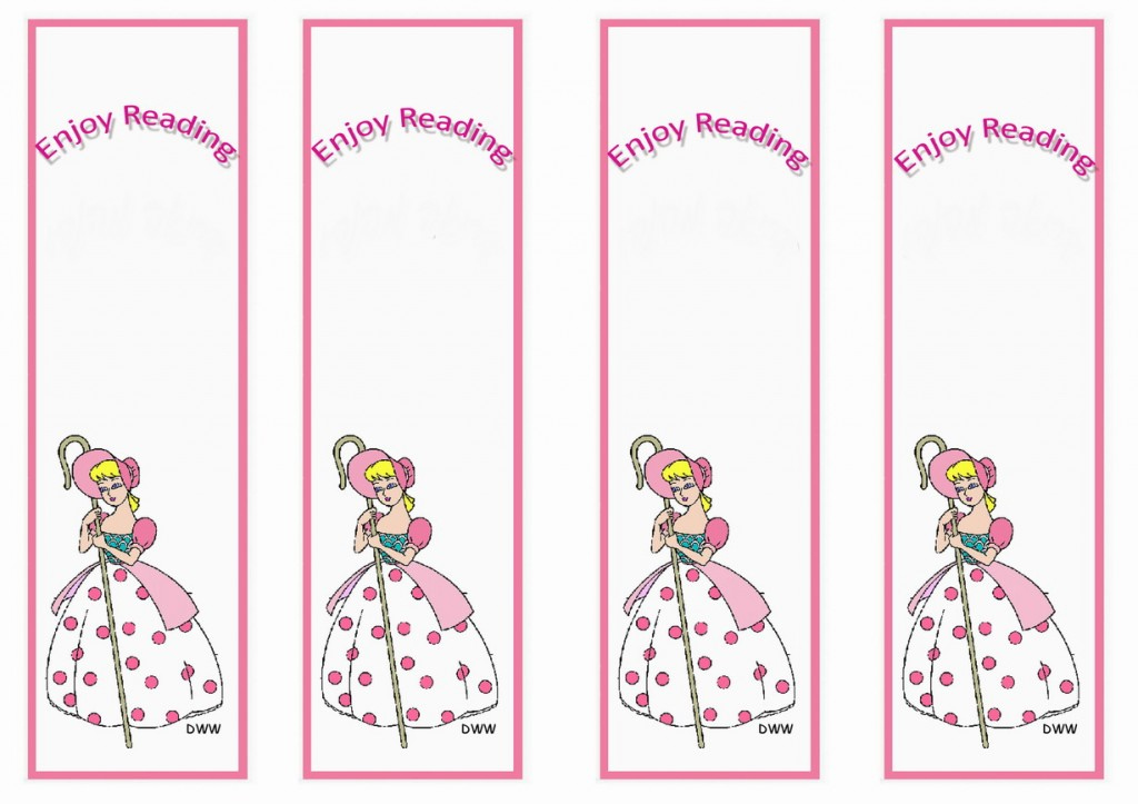 Toy Story Bookmarks Birthday Printable