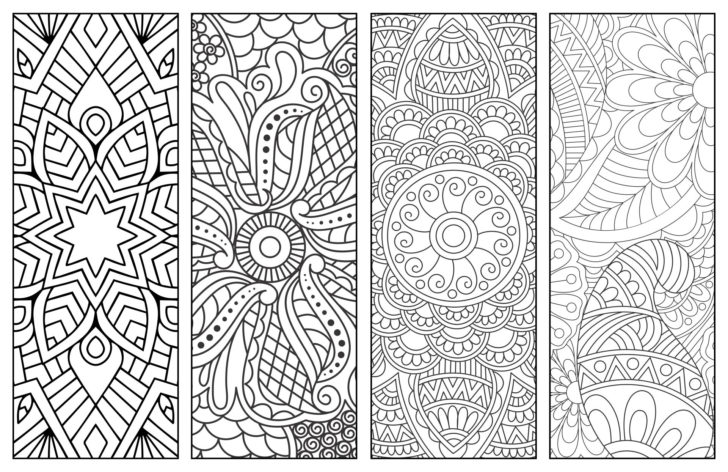 Bookmark Coloring Pages Printable