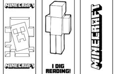 10 Best Free Printable Minecraft Creeper Bookmark Printablee