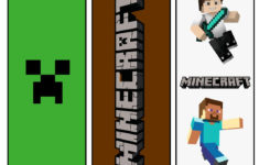 10 Best Free Printable Minecraft Creeper Bookmark Printablee