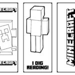 10 Best Free Printable Minecraft Creeper Bookmark Printablee