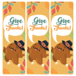 10 Best Printable Thanksgiving Bookmarks Printablee