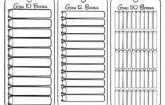 12 Printable Reading Tracker Bookmarks Reading Goal Tracker Etsy