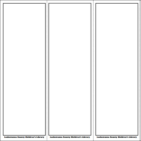 14 Beautiful Printable Bookmark Templates To Free Download Sample 