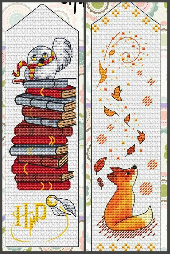 15 Bookmark Cross Stitch Pattern PDF Instant Download Book Etsy 