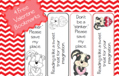 15 FREE Valentine s Day Bookmark Printables