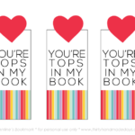 15 FREE Valentine S Day Bookmark Printables