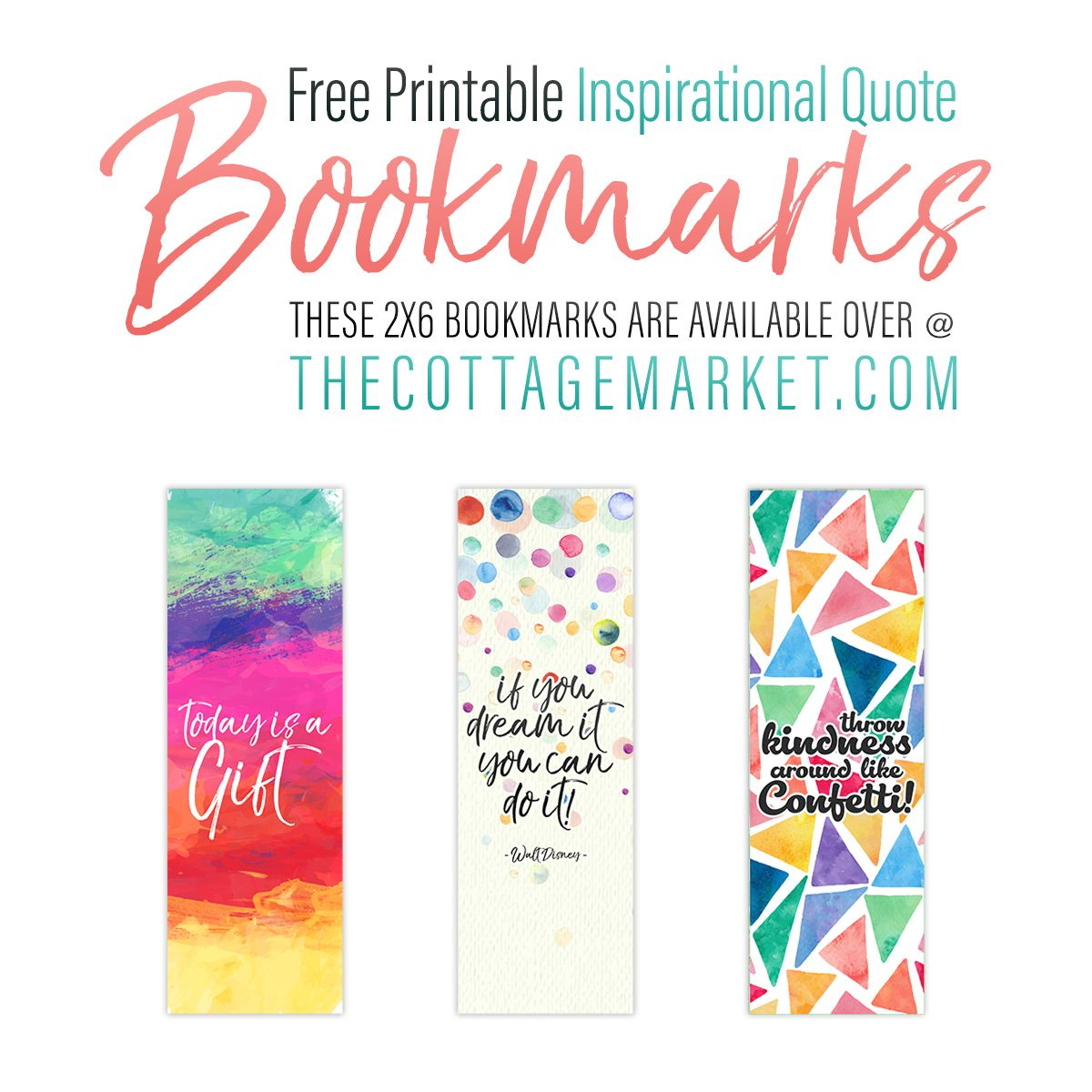 17 Free Printable Bookmarks With Inspirational Quotes Brian Quote