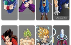 2020 Anime PVC Bookmarks Of Dragon Ball Z Printing With Son Goku