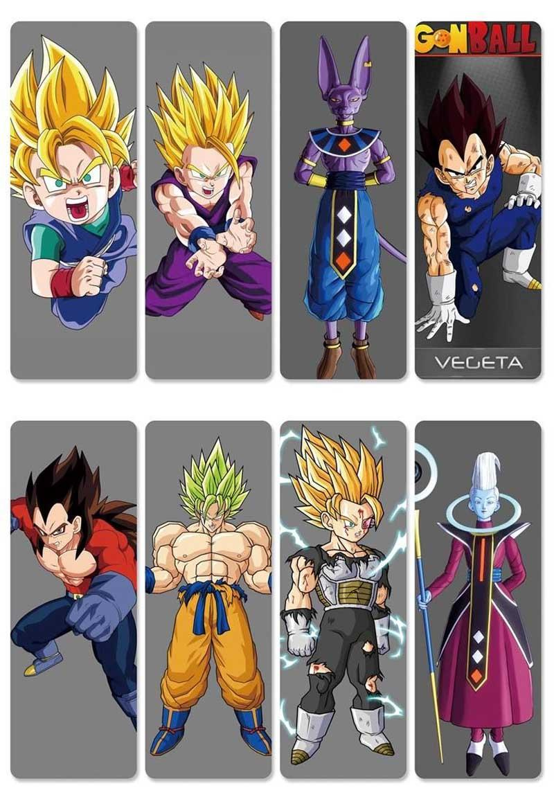 2020 Anime PVC Bookmarks Of Dragon Ball Z Printing With Son Goku 