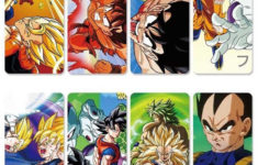 2020 Anime PVC Bookmarks Of Dragon Ball Z Printing With Son Goku