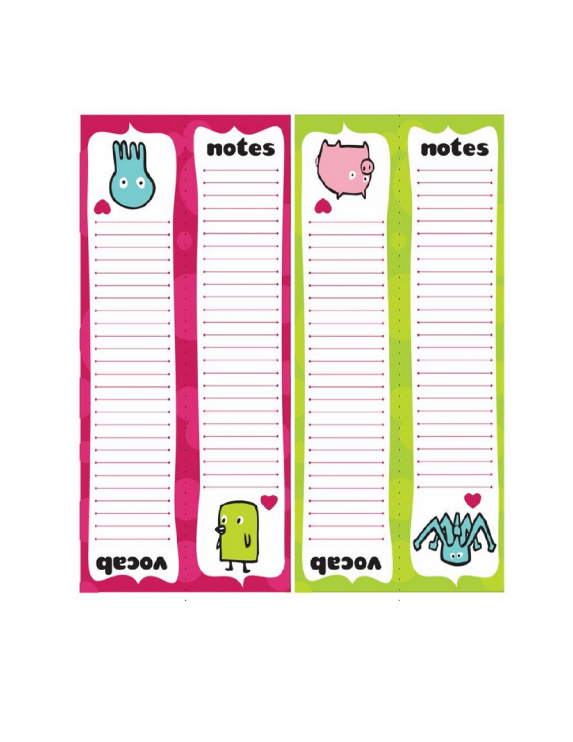 50 Free Printable Bookmark Templates TemplateLab